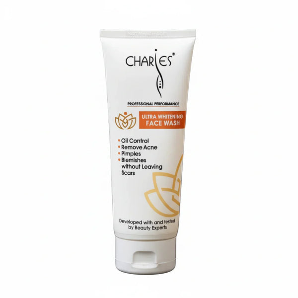 CHARIES Ultra Whitening Face Wash Oil Control & Acne Solution - 100ml